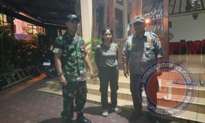 Intensifkan Patroli Malam, Piket Koramil 05/Pasar Kliwon Yakinkan Situasi Tetap Aman & Kondusif