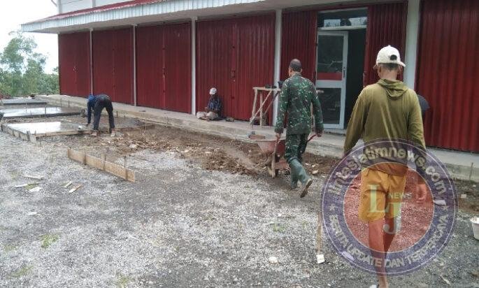 Babinsa Balepanjang Aktif Dampingi Pembangunan KDKMP Diwilayah