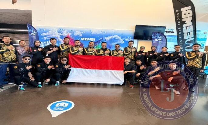 21 Personel Brimob Perkuat Timnas Indonesia di Ajang Dunia Indoor Skydiving 2026 di Prancis