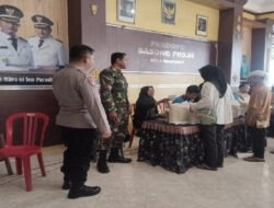 TNI Lakukan Pendampingan Penyaluran Bantuan Cadangan Pangan Pemerintah (CPP) Wilayah Ngadirojo