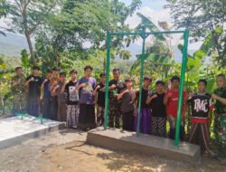 Tarik Minat Para Santri Menjadi Prajurit, Kodim Ponorogo Bangun Sarana Olahraga di Pondok Pesantren