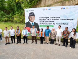 Kunjungi Provinsi Sulut, Mendagri Bersama Menteri PKP dan Kepala BPS Tinjau Program Perumahan Rakyat di Minahasa