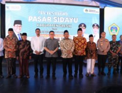 Pasar Rakyat Sidayu Diresmikan Mendag, Kapolres Gresik Pastikan Aman dan Kondusif
