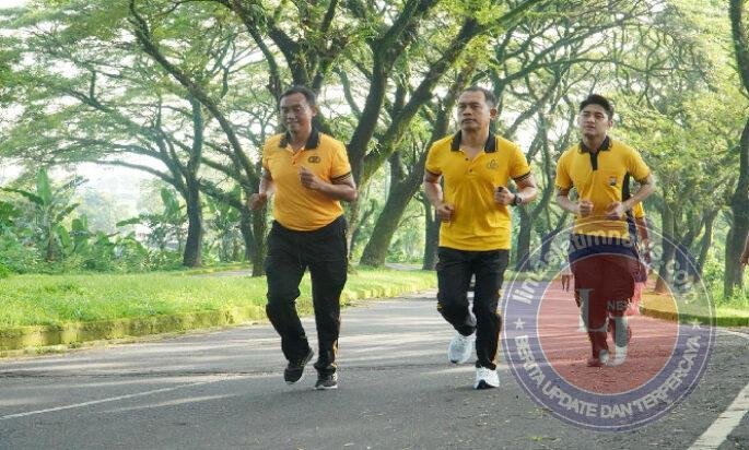 Kapolres Pasuruan Ajak Seluruh Personel Olahraga Bareng, Tekankan Soliditas Tanpa Sekat Jabatan