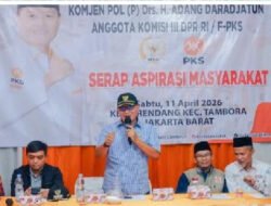 Adang Daradjatun Anggota DPR RI Komisi lll Fraksi PKS Bersama RAD Lakukan Kunker di Wilayah Krendang Tambora