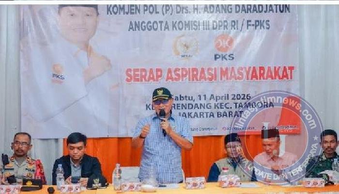 Adang Daradjatun Anggota DPR RI Komisi lll Fraksi PKS Bersama RAD Lakukan Kunker di Wilayah Krendang Tambora