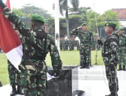 Demi Menumbuhkan Nasionalisme, Kasdim Pimpin Upacara Bendera Hari Senin