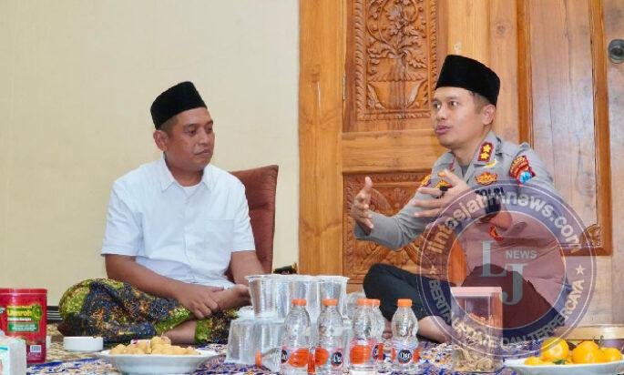 Kapolres Pasuruan Silaturahmi Pengasuh Ponpes Al-Murtasyidin di Purwosari