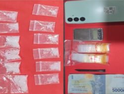 Polres Pelabuhan Tanjungperak Amankan Tersangka Kurir Sabu di Surabaya