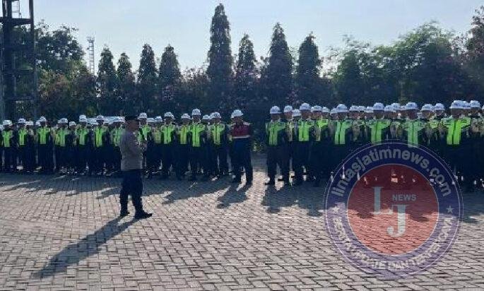 Polres Pelabuhan Tanjung Priok, Gelar Apel Satpam Pelabuhan, Tekankan Kesiapsiagaan dan Etika, Jelang May Day