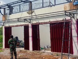 Babinsa Koramil Nguntoronadi Kawal Pembangunan KDKMP Desa Gebang