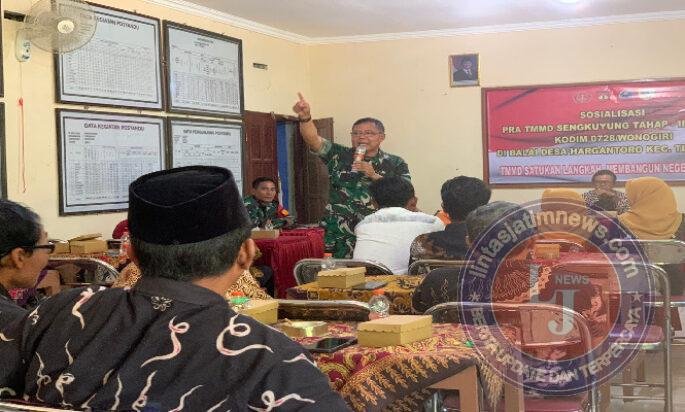 Warga Hargantoro Siap Bersinergi Membangun Desa Melalui TMMD