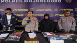 Polres Bojonegoro Ungkap Dua Kasus Curanmor, Dua Tersangka Diamankan