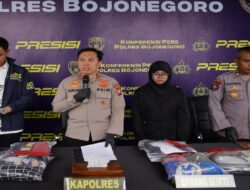 Polres Bojonegoro Ungkap Dua Kasus Curanmor, Dua Tersangka Diamankan
