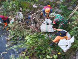 Babinsa Ajak Warga: Kebersihan Sungai Cerminan Kesehatan Masyarakat