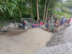 Empat Titik Jembatan Perintis Garuda Tahap III Digarap Kodim Ponorogo, Berikut Capaiannya