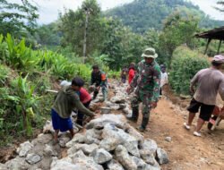 Kemanunggalan TNI Dan Masyarakat Sudah Terlihat Saat Pra TMMD