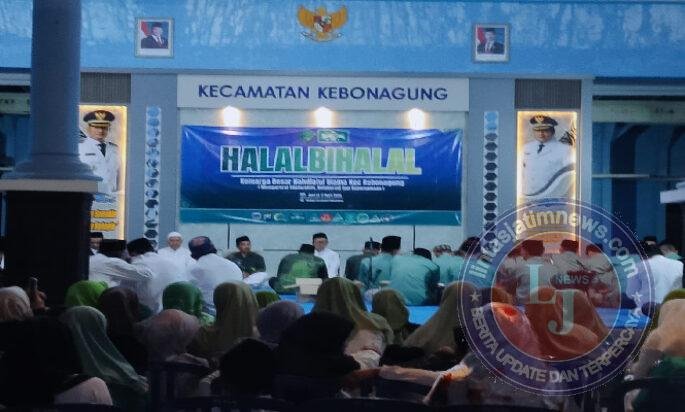 Sinergi TNI Dengan Tokoh Agama, Danramil Halalbihalal Bersama Nahdliyin Nahdliyat Kecamatan Kebonagung