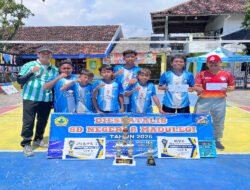 SDN Rumpuk Kecamatan Mantup Raih Juara 1 dan Pemain Terbaik Turnamen Voli