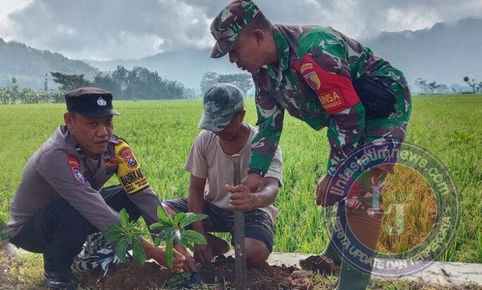 Kolaborasi TNI-Polri dan Pemda Trenggalek Wujudkan Net Zero Carbon
