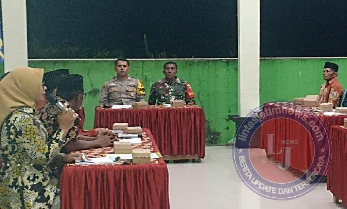 Babinsa Koramil 0801/07 Ngadirojo Hadiri Sosialisasi Pengangkatan Perangkat Desa Hadiwarno