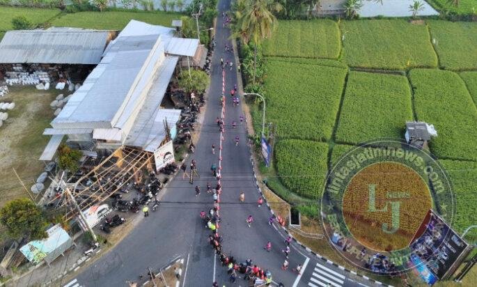 ETLE Drone Patrol Presisi Temani Langkah Runners di Kemala Run 2026
