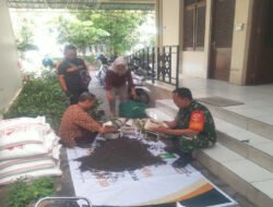Manfaatkan Lahan Sempit, Babinsa Purwodiningratan Hijaukan Lingkungan Dengan Tanaman Polybag
