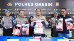 Polres Gresik Ringkus Jaringan Narkoba Lintas Kota Gresik dan Surabaya, Sita 68,211 Gram Sabu