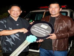 Kuatkan Layanan Kesehatan, Kasatgas PRR Serahkan Bantuan 5 Ambulans di Takengon