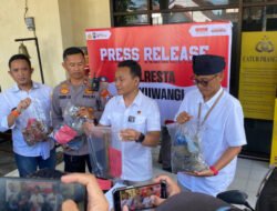 Polresta Banyuwangi Ungkap Sindikat Pencurian Meteran Air di 160 TKP