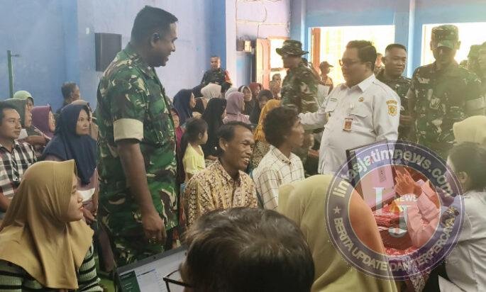 TMMD Sengkuyung di Tirtomoyo Beri Pelayanan Kesehatan dan Perpustakaan Keliling