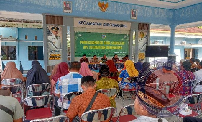 Binter Diwilayah, Danramil 0801/02 Kebonagung Hadiri Kegiatan Pentasharufan Dana Sabilillah