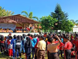 Jaga Sportivitas, Pesan Danramil 0801/12 Pringkuku di Upacara Pembukaan O2SN Tingkat Kecamatan