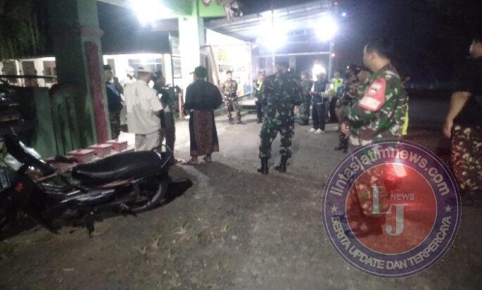 Patroli Malam Koramil Karanggede, Jaga Kondusifitas Wilayah Hingga Larut Malam