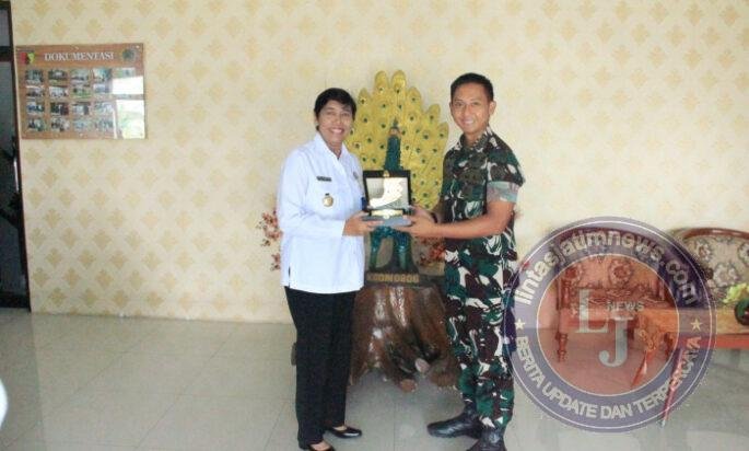 Dandim 0806/Trenggalek Sambut Kunjungan Kepala BNNK Jelang Masa Pensiun