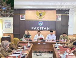 Melalui Virtual Rakor Tim Pengendalian Inflasi Daerah (TPID) Dari Kemendagri RI, TNI di Pacitan Turut Bersinergi