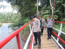 Polres Probolinggo Bangun Jembatan Merah Putih Presisi, Akses Warga Tiris – Andungsari Kembali Terhubung
