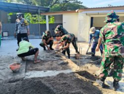 Karya Bhakti Kodim Madiun Perkuat Kemanunggalan dengan Rakyat.