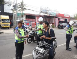 Optimalisasi Gakkum Presisi : Ditlantas Polda Jatim Gelar Operasi Dakgar Berbasis Handheld