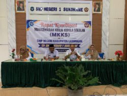 Perkuat Sinergi dan Mutu Pendidikan, Pengurus Baru MKKS SMP Negeri Lamongan Gelar Rakor Perdana di SMPN 1 Sukorame