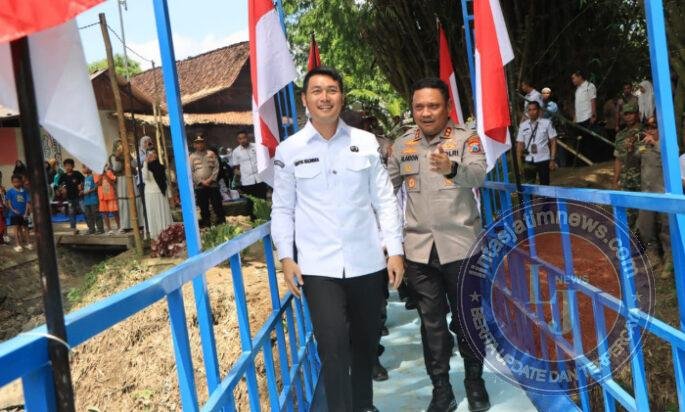 Polres Tuban Bangun Jembatan Merah Putih Presisi, Bupati : Berkat Kepedulian dan Kehadiran Polri di Tengah Masyarakat