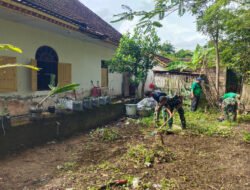 Satgas TMMD Bersih-Bersih, dari Gereja hingga Pasar Tradisional