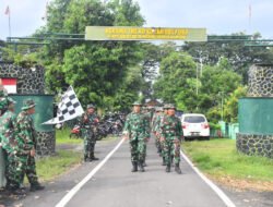 Langkah Tegap di Bawah Terik, Prajurit Kodim Madiun Uji Ketahanan Fisik dan Mental Lewat PSJM