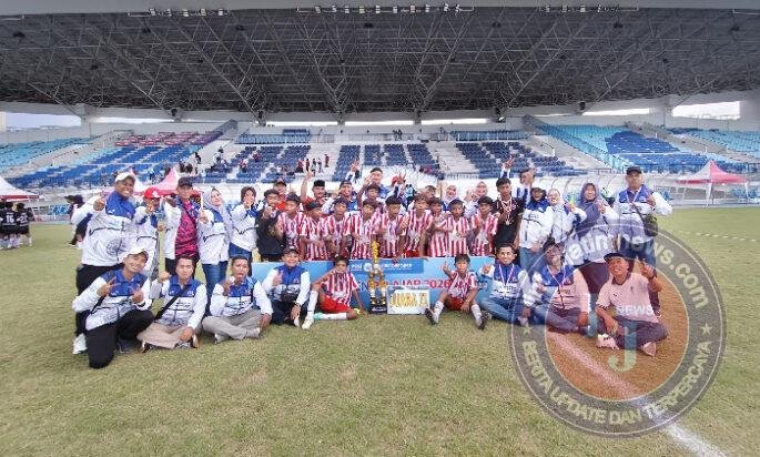 Tim Sepak Bola Korwil Mantup Sukses Raih Gelar Juara 2 di Turnamen Askab PSSI Lamongan