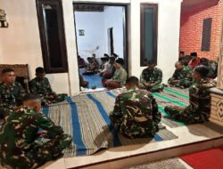 Yasinan, Wadah Meningkatkan Ukhuwah Islamiah antara TNI dan warga