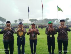 Fathurrahim Syuhadi Buka Jambore HW Kabupaten Kediri di Tengah Guyuran Hujan