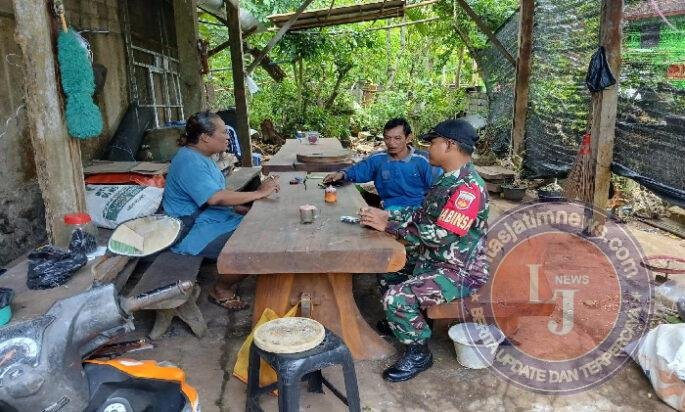 Hangatnya Silaturahmi Babinsa di Paranggupito, Perkuat Sinergi untuk Kemajuan Desa