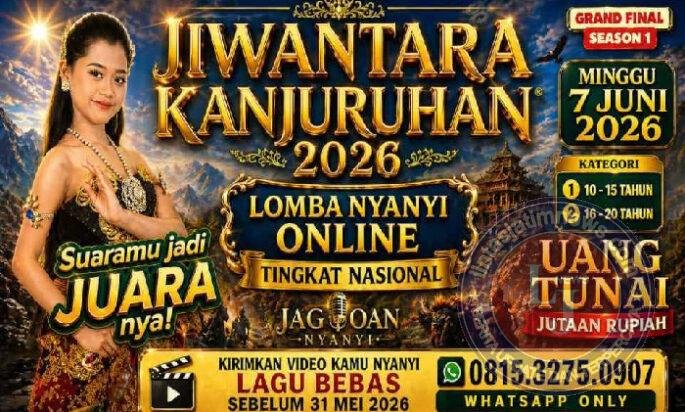 Vanya Wijaya Ajak Generasi Muda Ikut Lomba Nyanyi Tingkat Nasional “Jiwantara Kanjuruhan 2026 Season I”