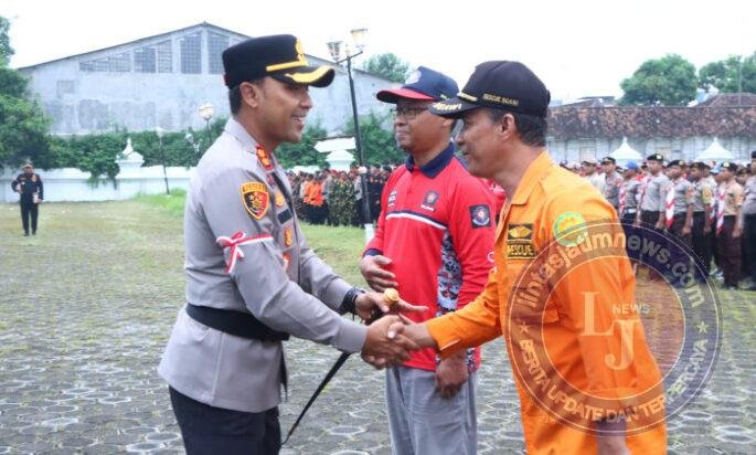 Polres Ngawi Perkuat Jaga Kondusifitas Wilayah dengan Sabuk Kamtibmas
