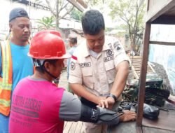 Tim Kesehatan Satgas TMMD Sengkuyung Tahap II Tahun 2026 Lakukan Cek Kesehatan Untuk Warga